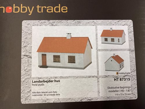 Hobbytrade 87315 Bauernhaus, Weißputz, H0